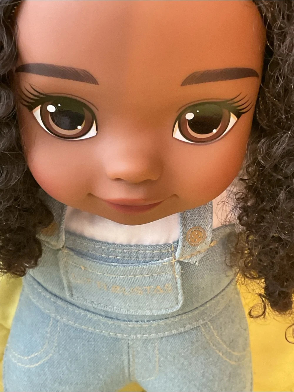 LITTLELISTAS BABY LENA DOLL CURLY HAIR 14” CROWN IN HER HAIR SHES BEAUTIFUL